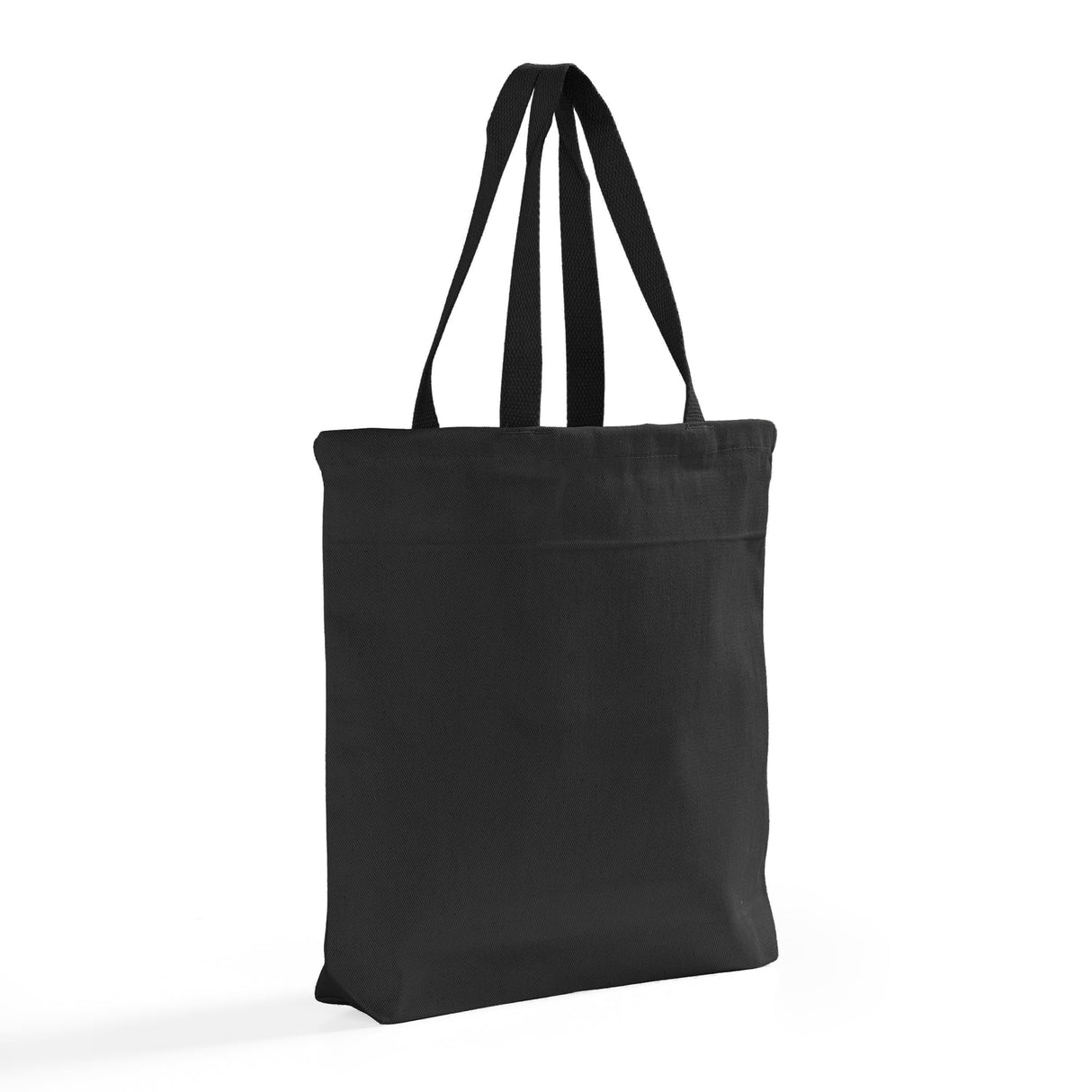 Heavy Black Cotton Denim Tote