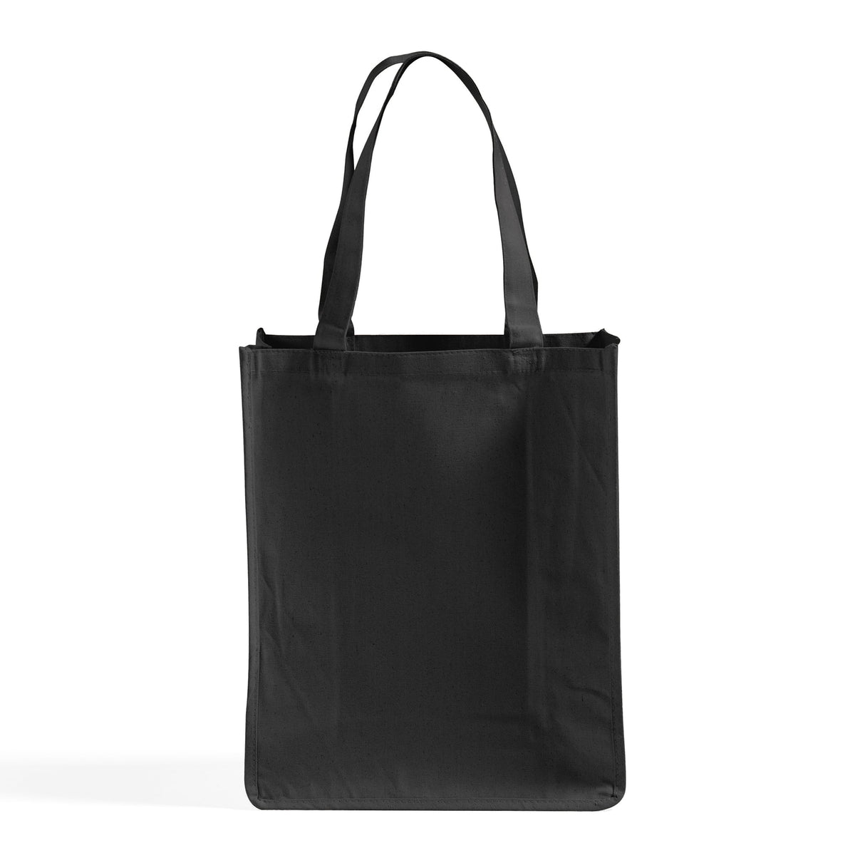Heavy Black Shopper Tote Bag