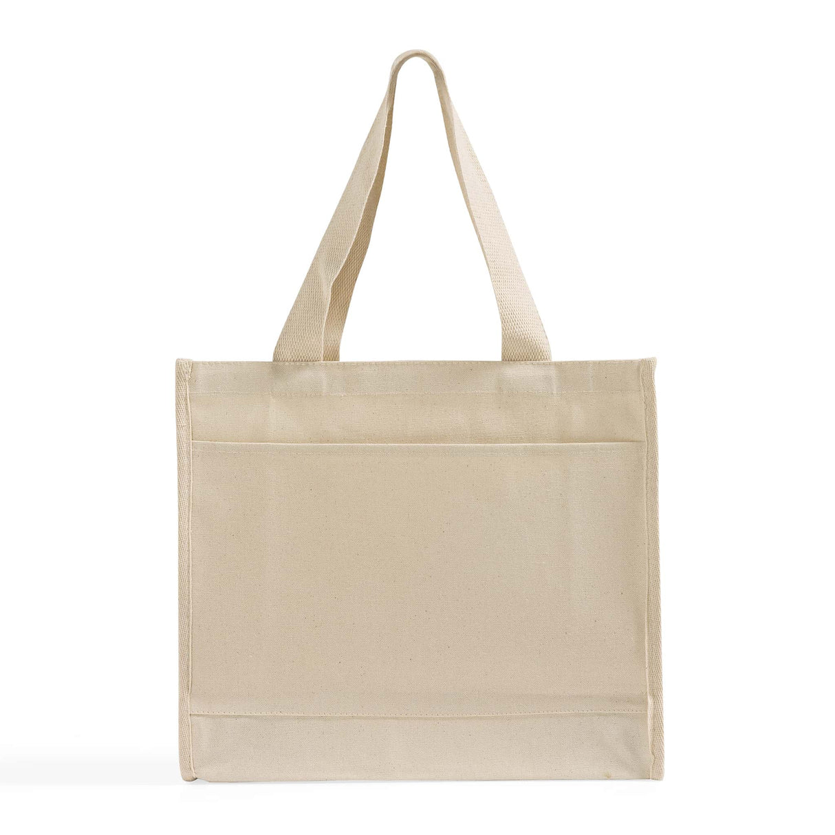 Heavy Canvas Bag with Side Pocket