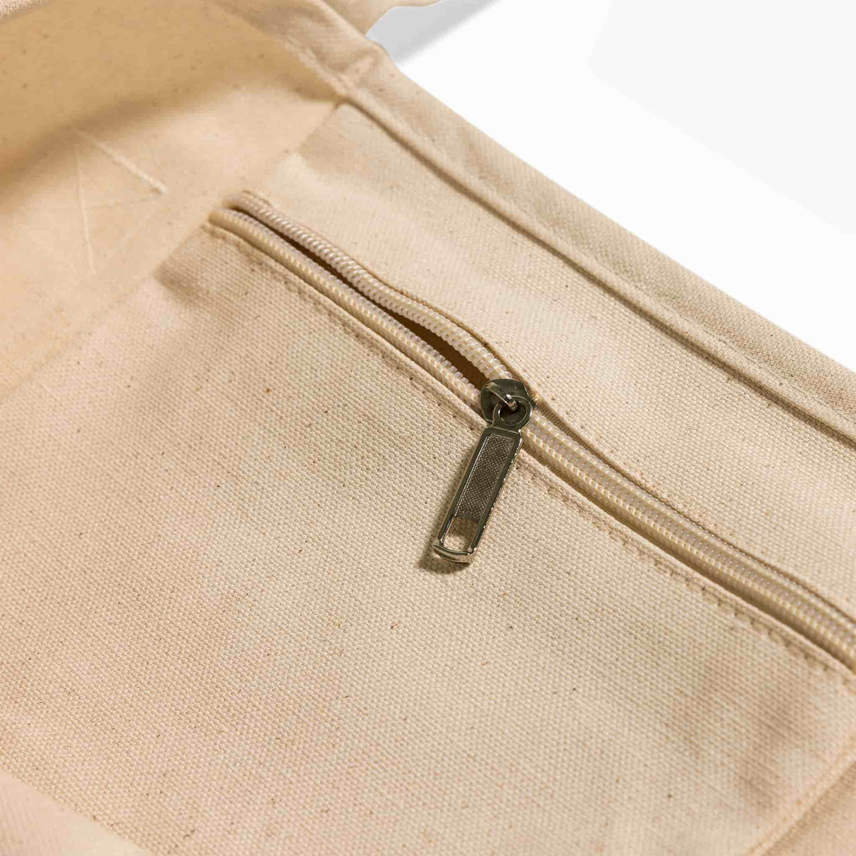 Heavy Canvas Deluxe Tote with Zipper