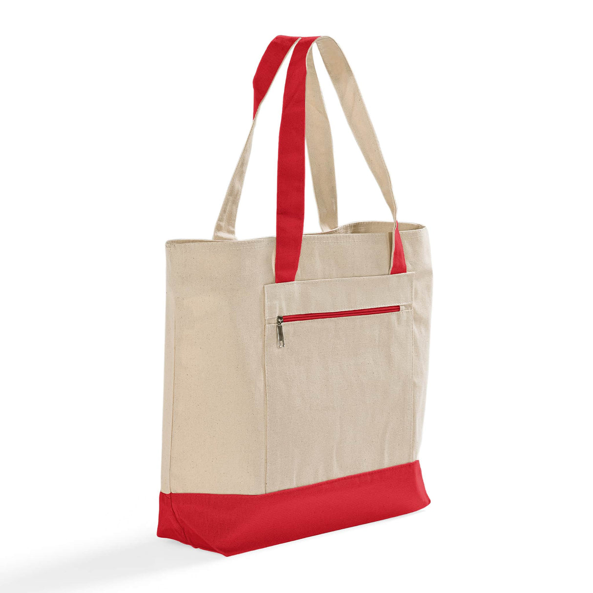 Heavy Canvas Red Tote Bag
