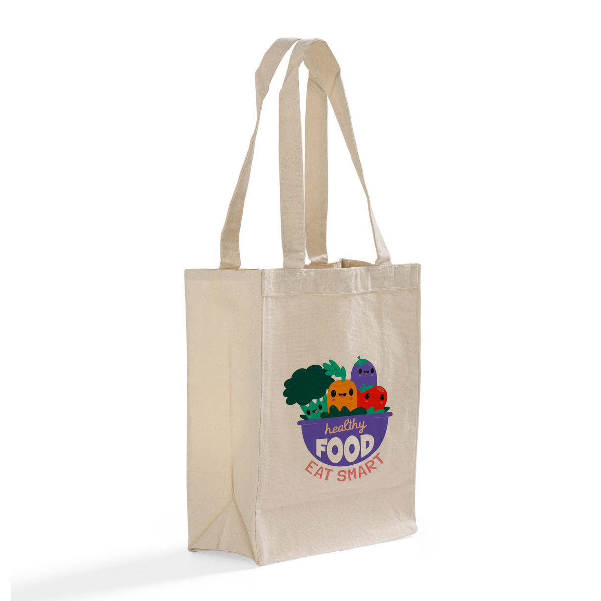 Full Gusset Customized Canvas Tote Bags / Custom Grocery Tote Bags - TF210