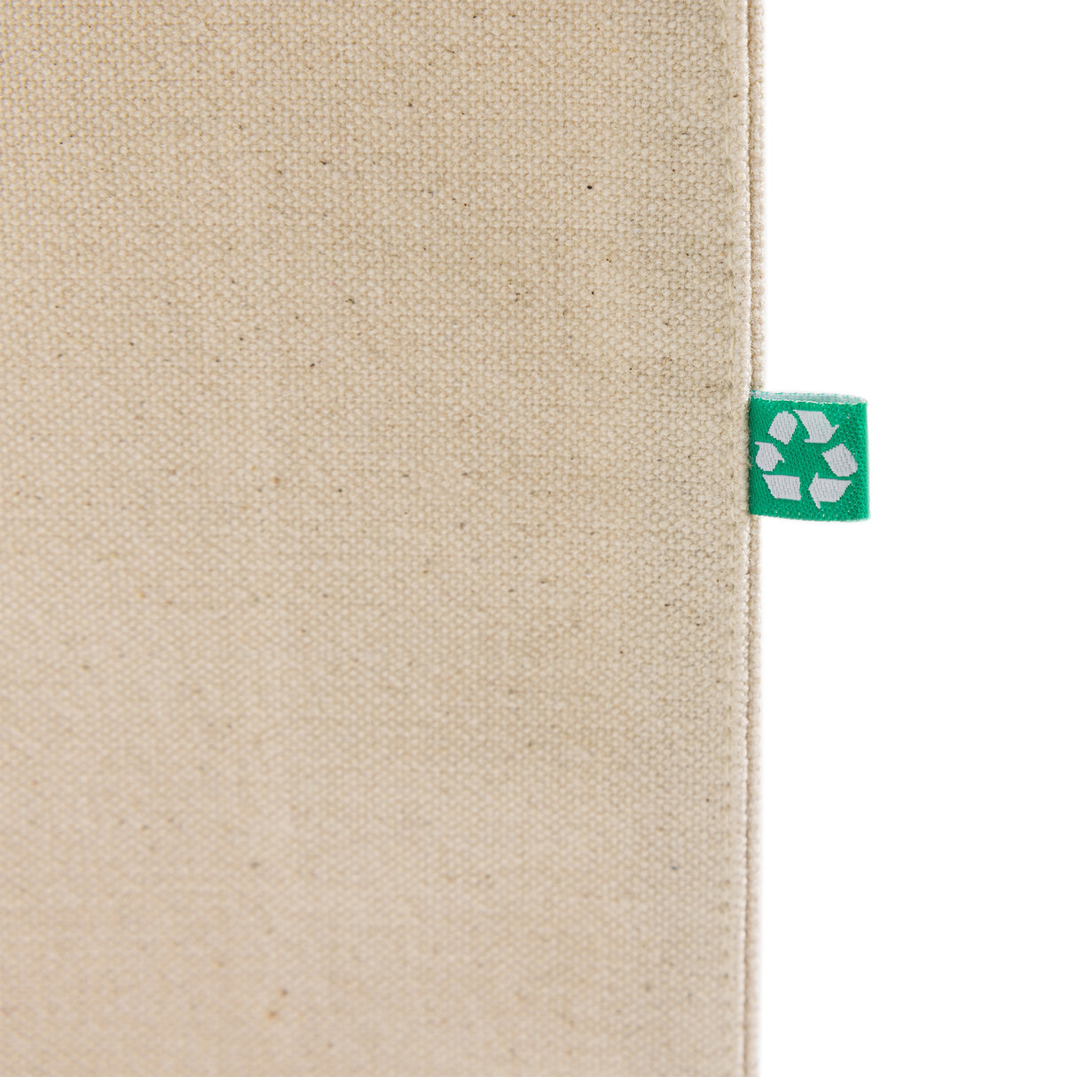 Heavy Canvas Tote Recycled Detail