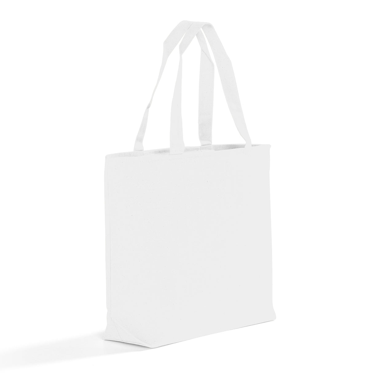 Heavy canvas tote white bag