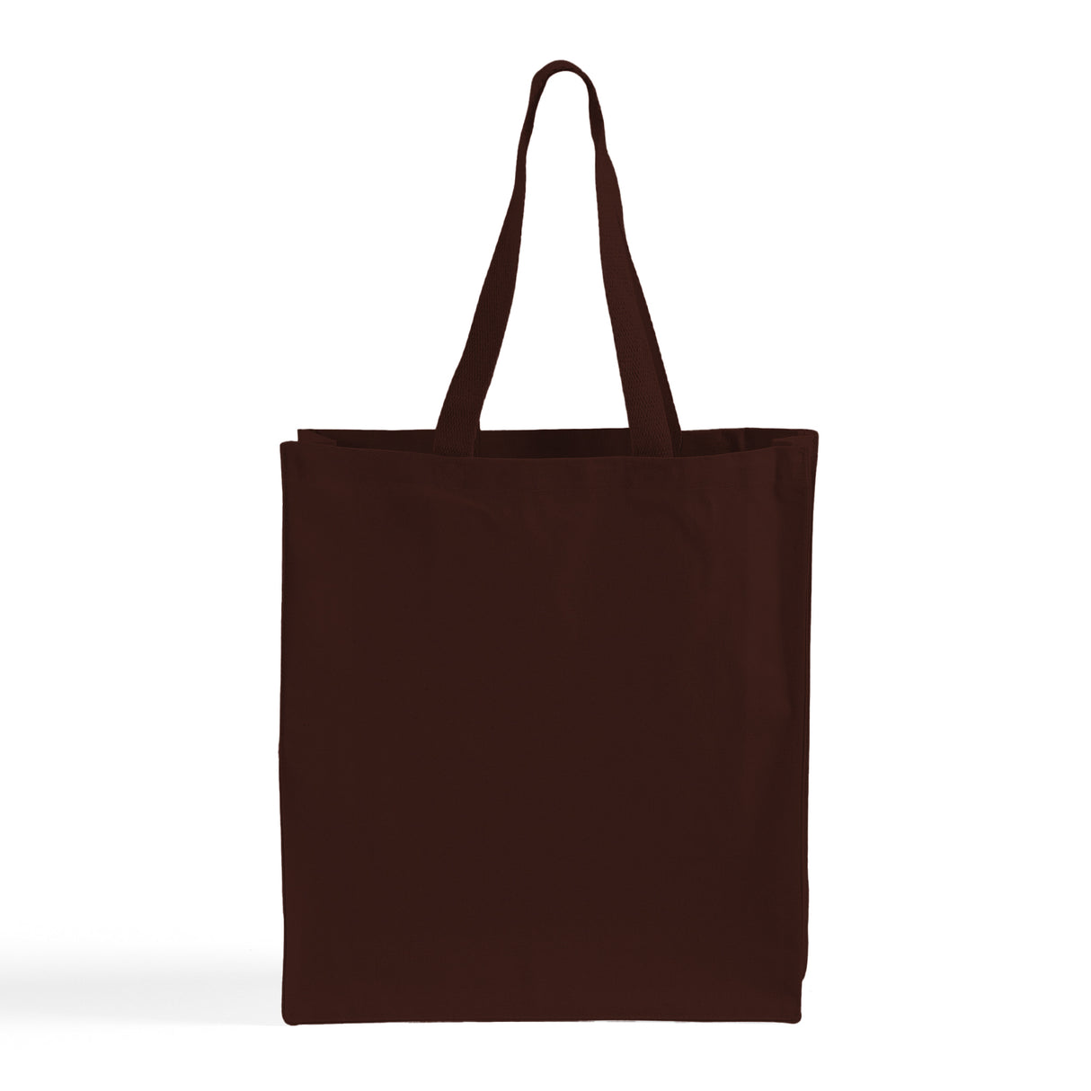 Heavy Chocolate Shopper Canvas Tote