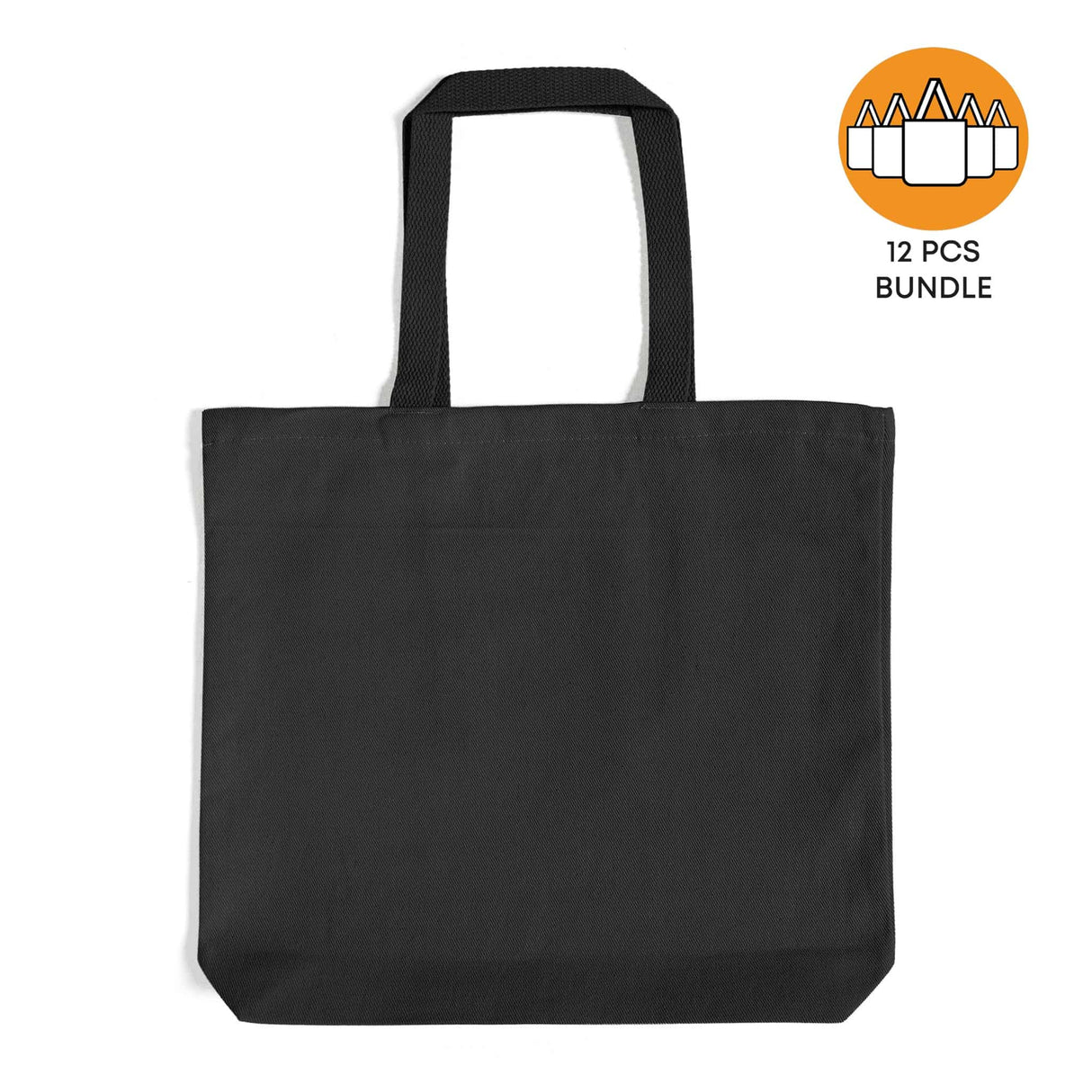 12 ct Heavy Cotton Twill Convention Tote Bag | By Dozen