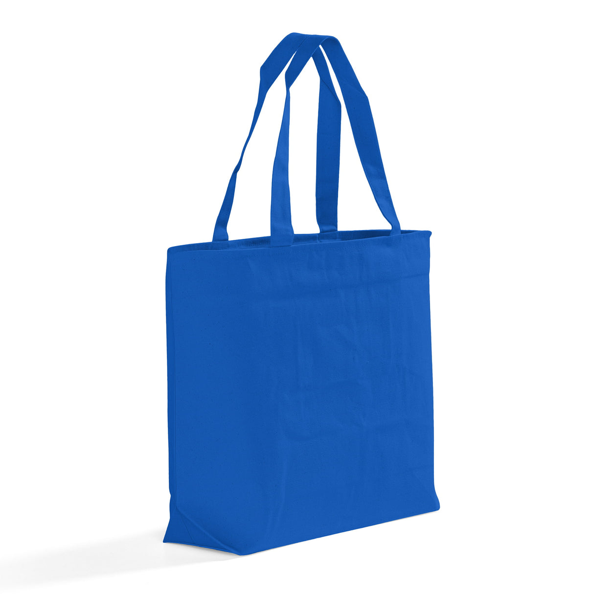 Heavy royal canvas tote bag