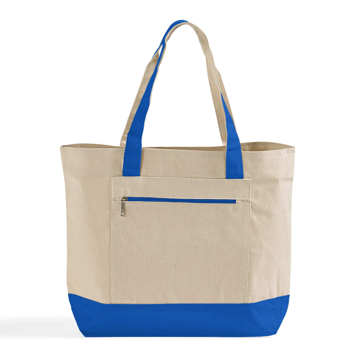 Heavy Royal Canvas Shopping Tote Bag