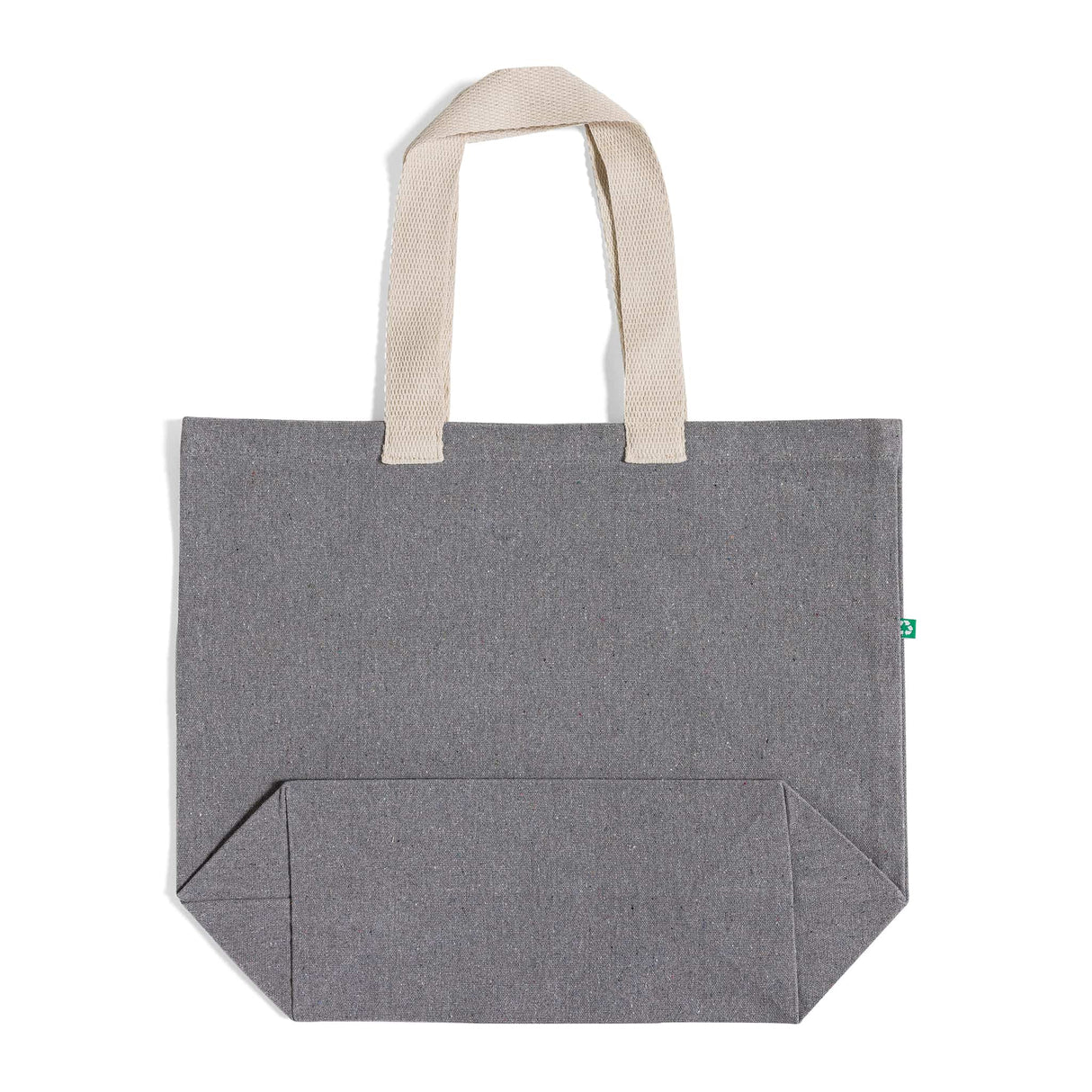 iconic ash gray recycled shopping bag