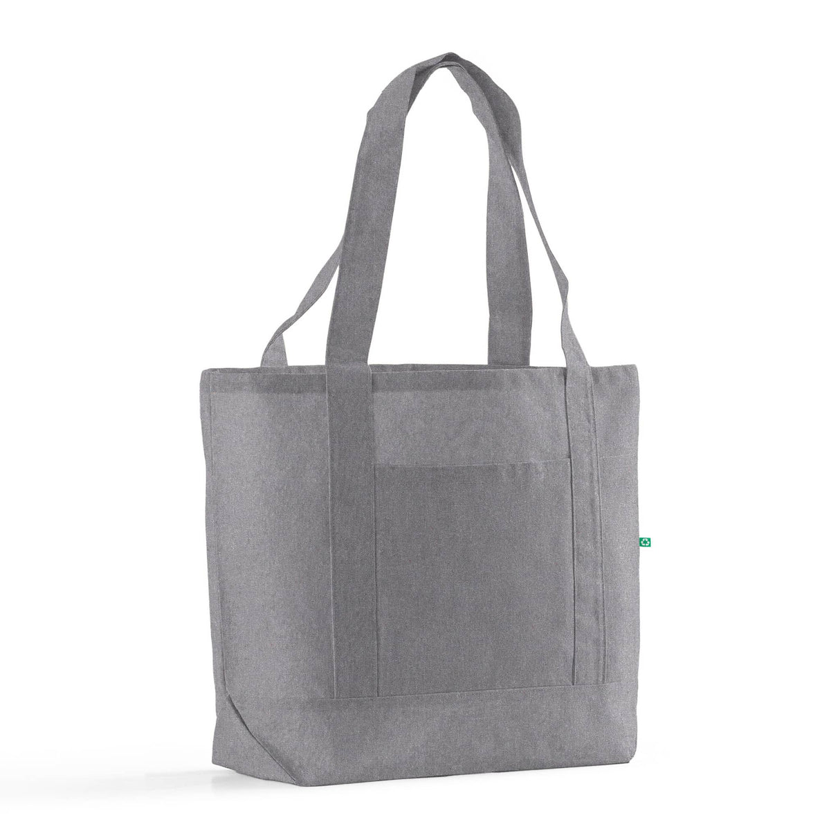 iconic recycled ash grey shopping tote