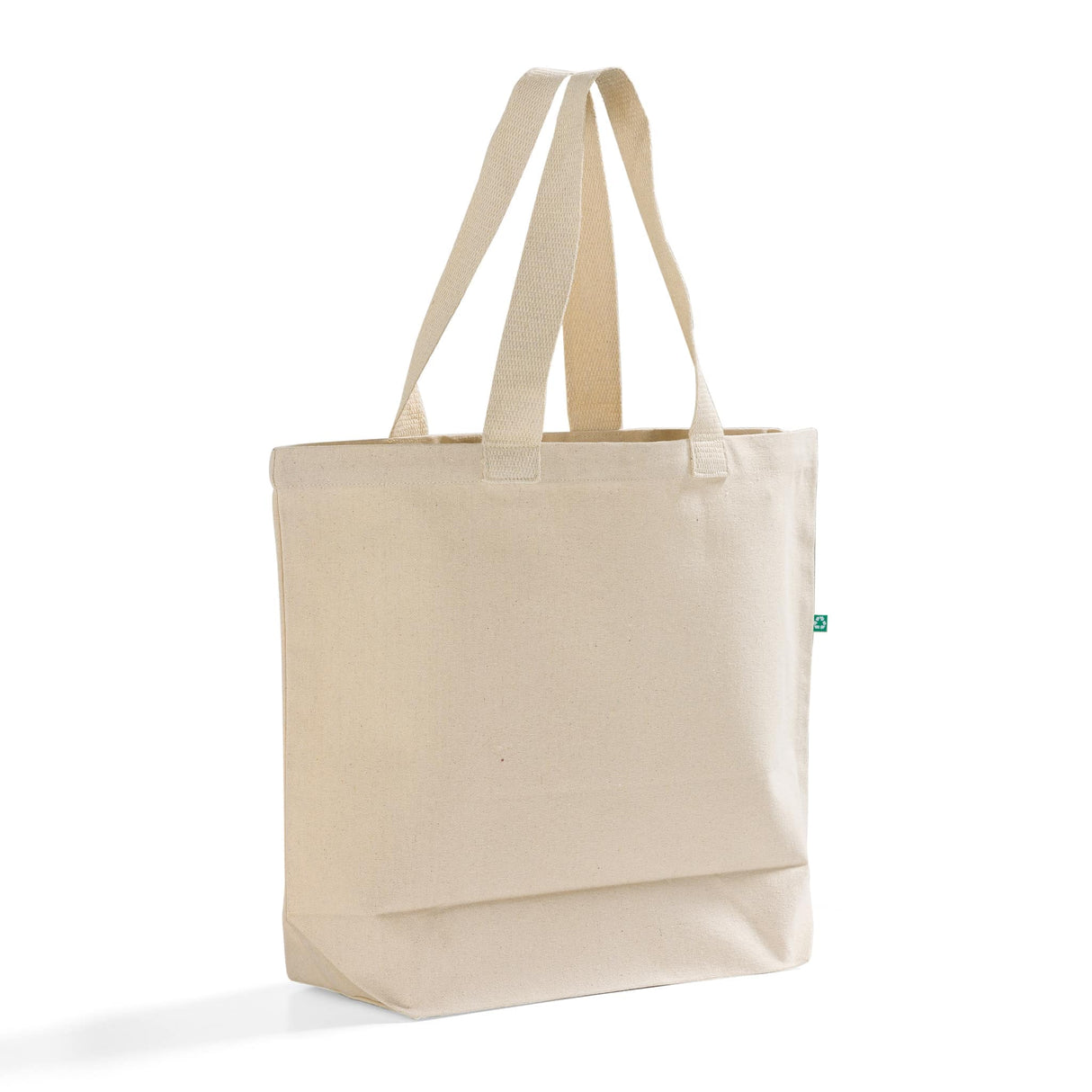iconic recycled canvas shopping tote bag
