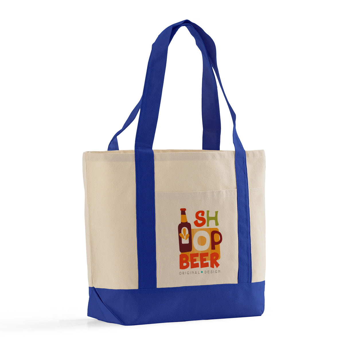 Custom Iconic Royal Large Tote Bag