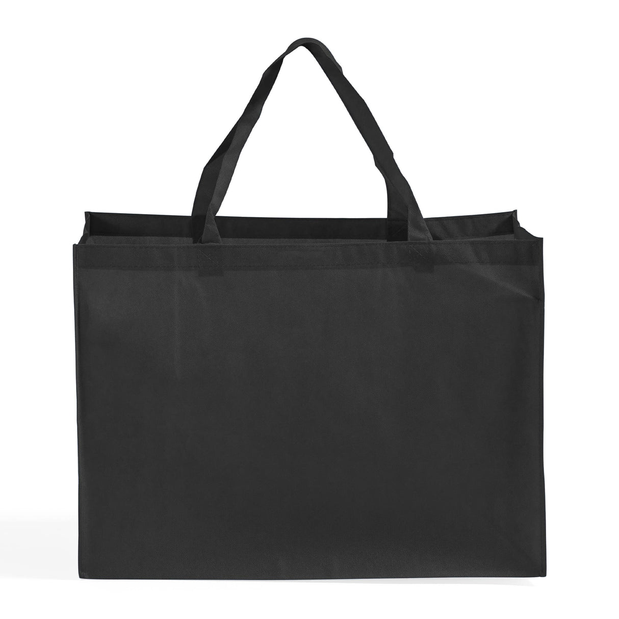 Jumbo Black Non Woven Shopping Tote