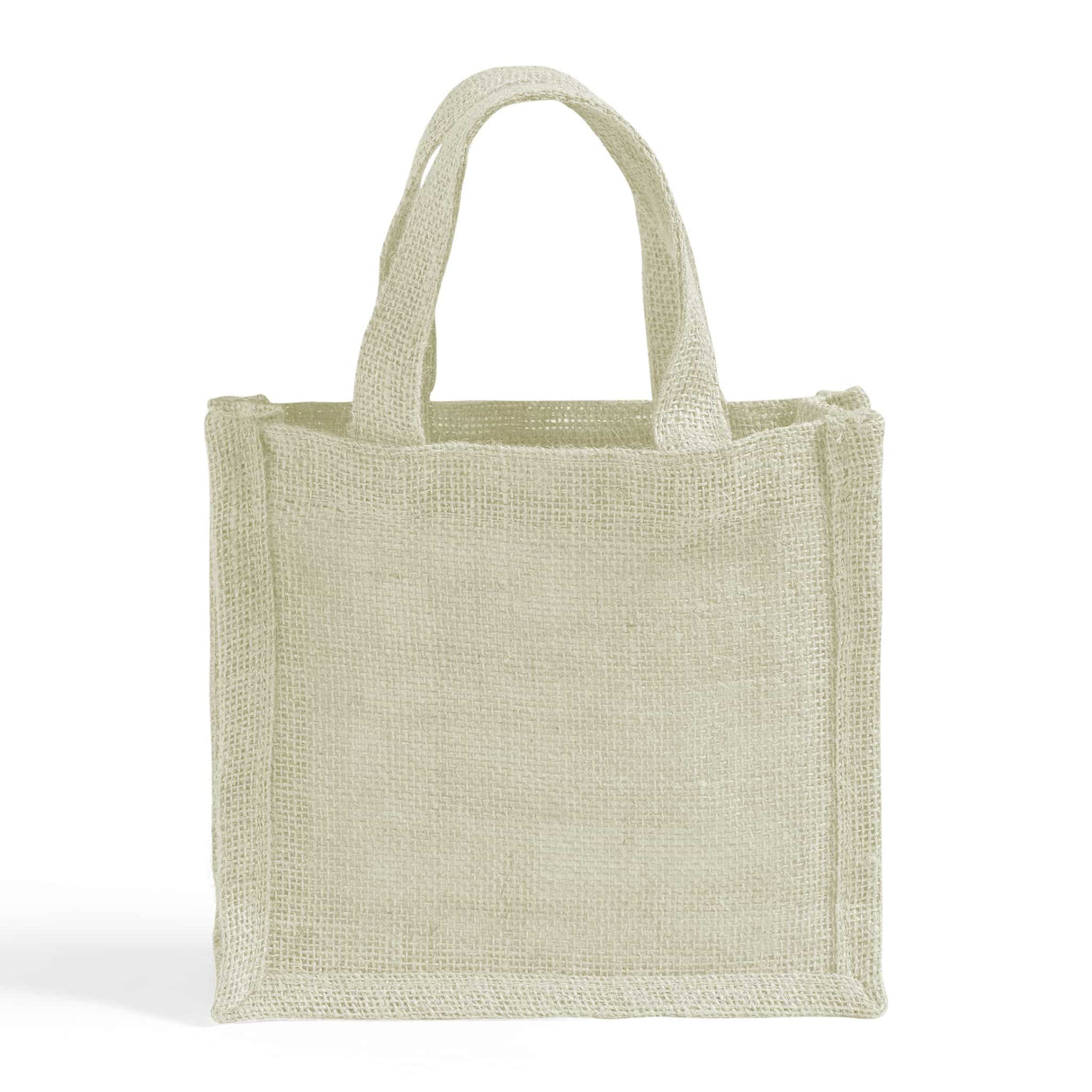 Jute Gift Tote Bag White
