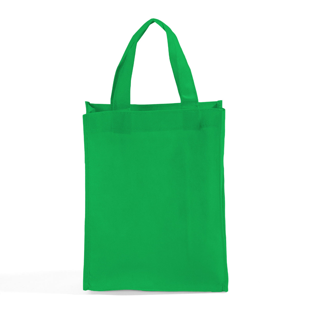 kelly green non woven gift bag