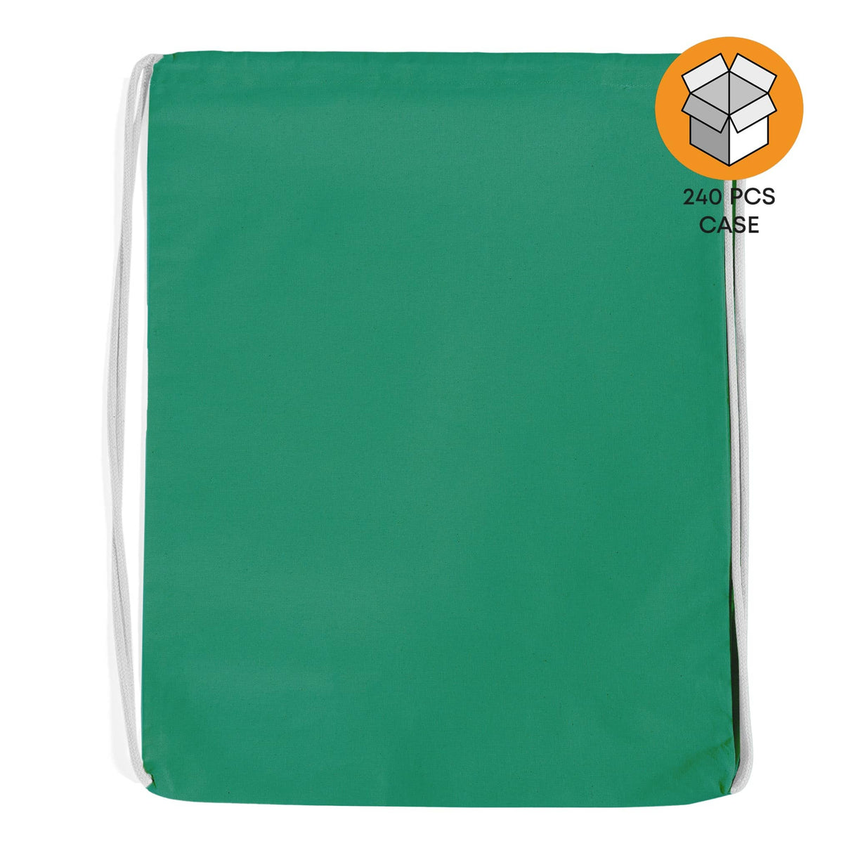 240 ct Economical Sport Cotton Drawstring Bag Cinch Packs - By Case