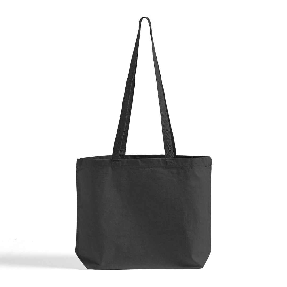 Large black messenger tote bag