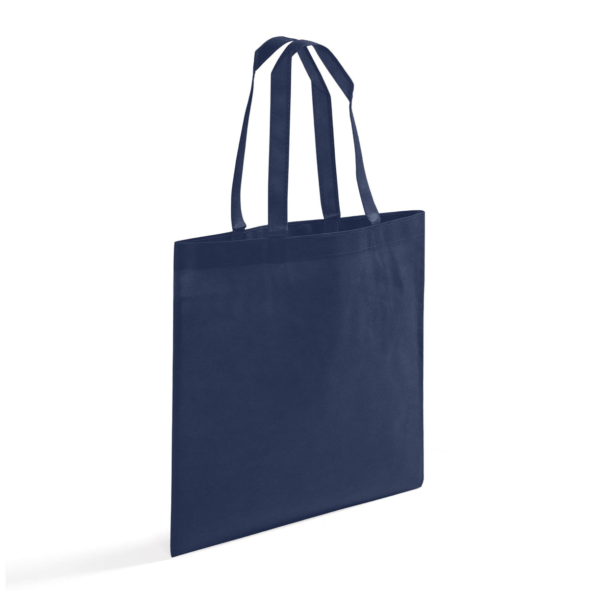 large budget navy non woven tote