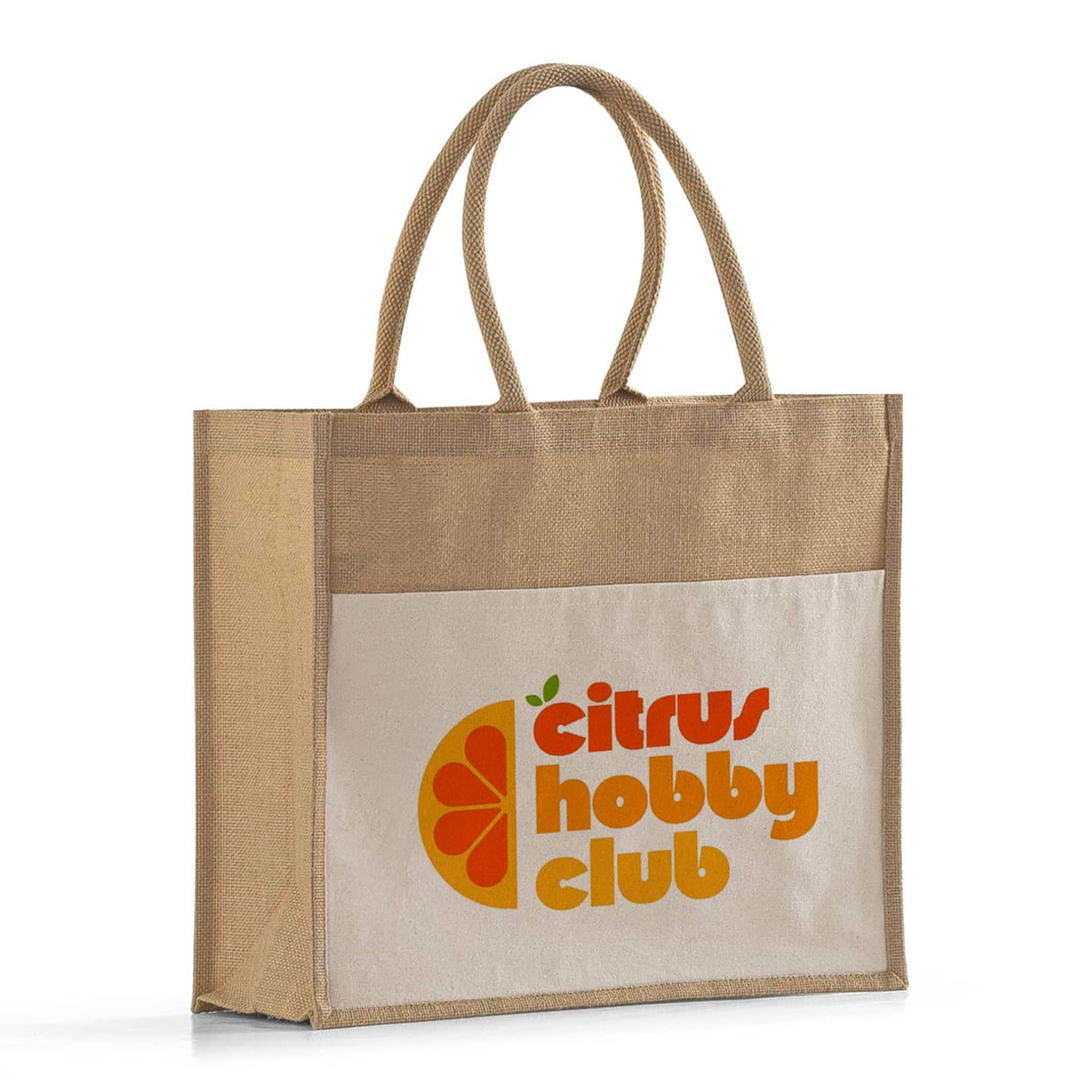 Custom Large Easy-Print Jute Bag