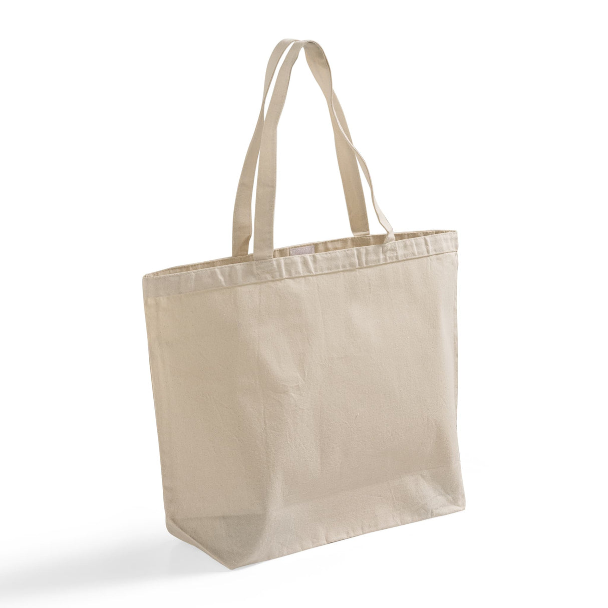 Large Canvas Tote Bag With Hook and Loop Closure