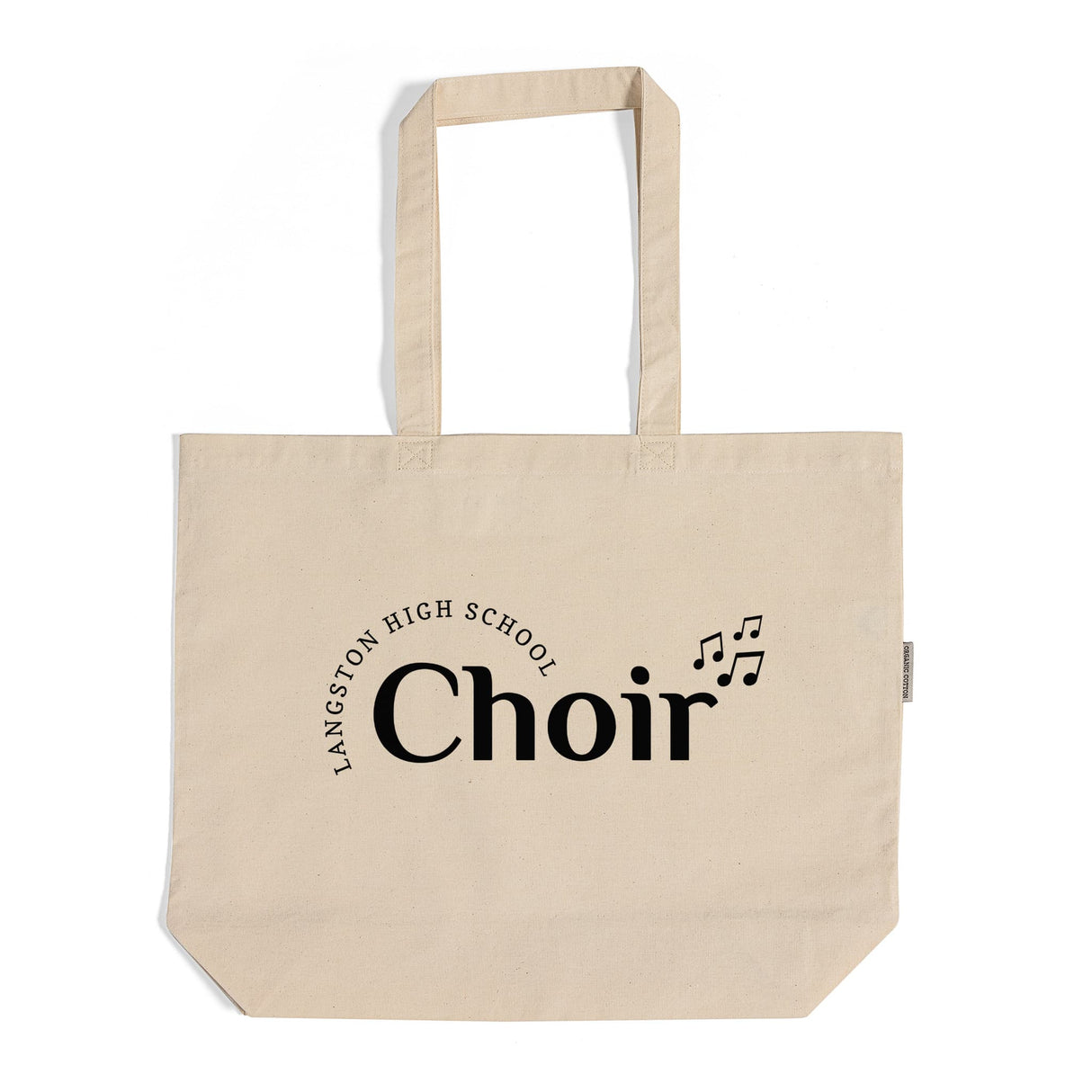 Custom Large Organic Tote Bag