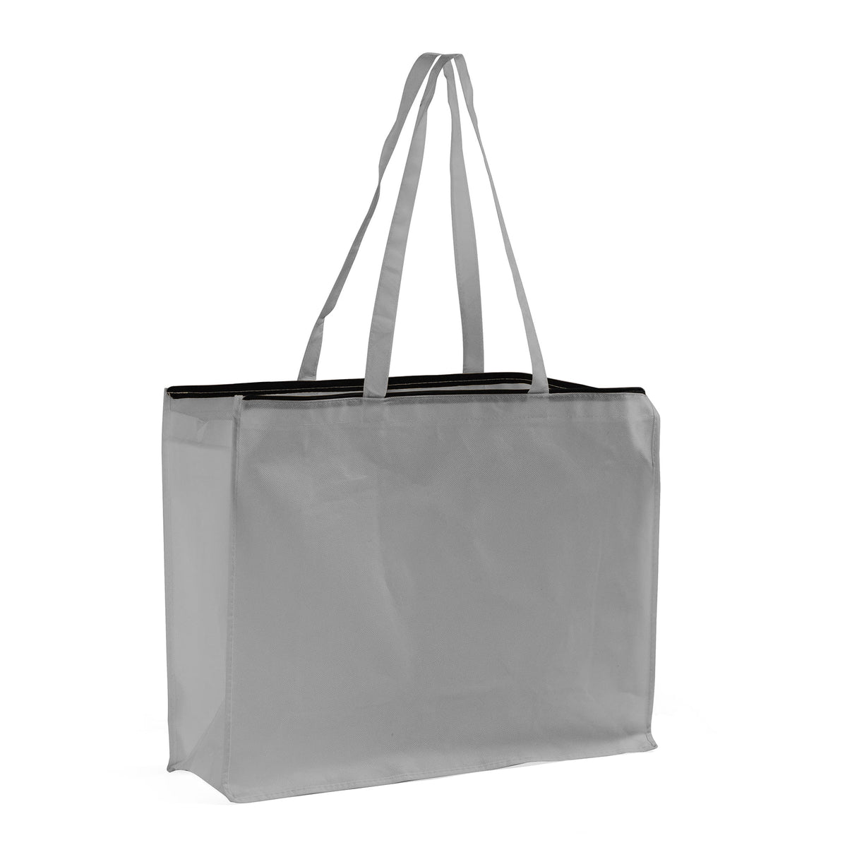 Large Gray Non Woven Tote Bag