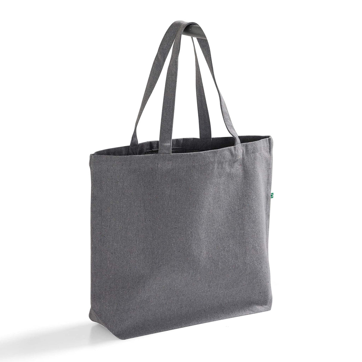 large grey eco friendly recycled tote bag