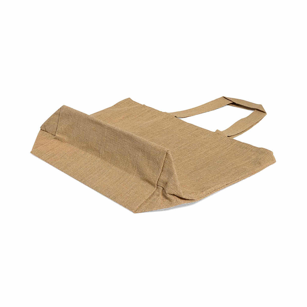 large jute beach tote with gusset