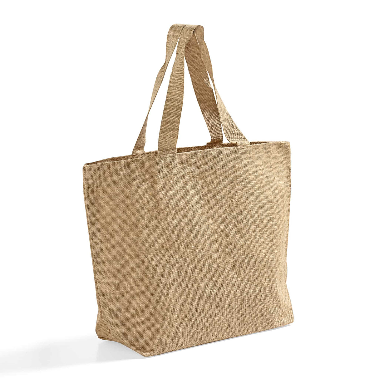 large jute burlap beach tote bag