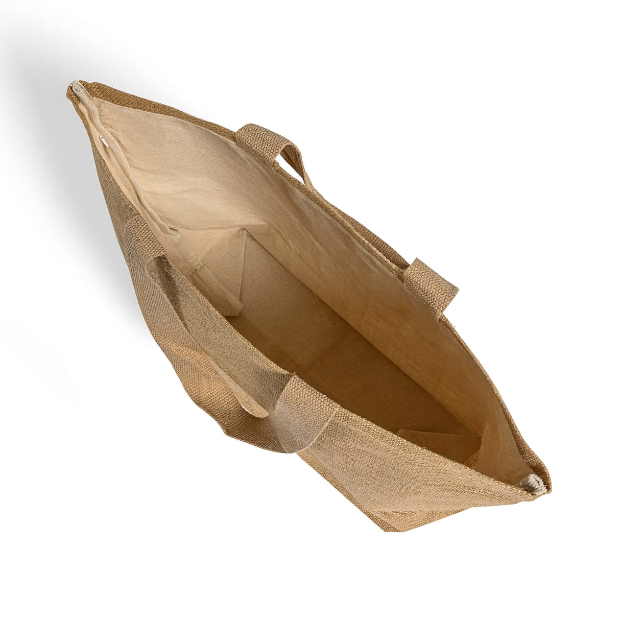 large jute burlap tote bag