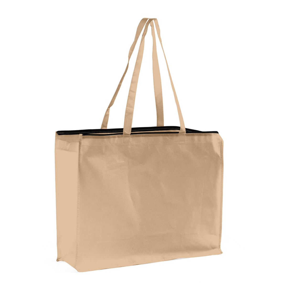 Large Khaki Non Woven Tote