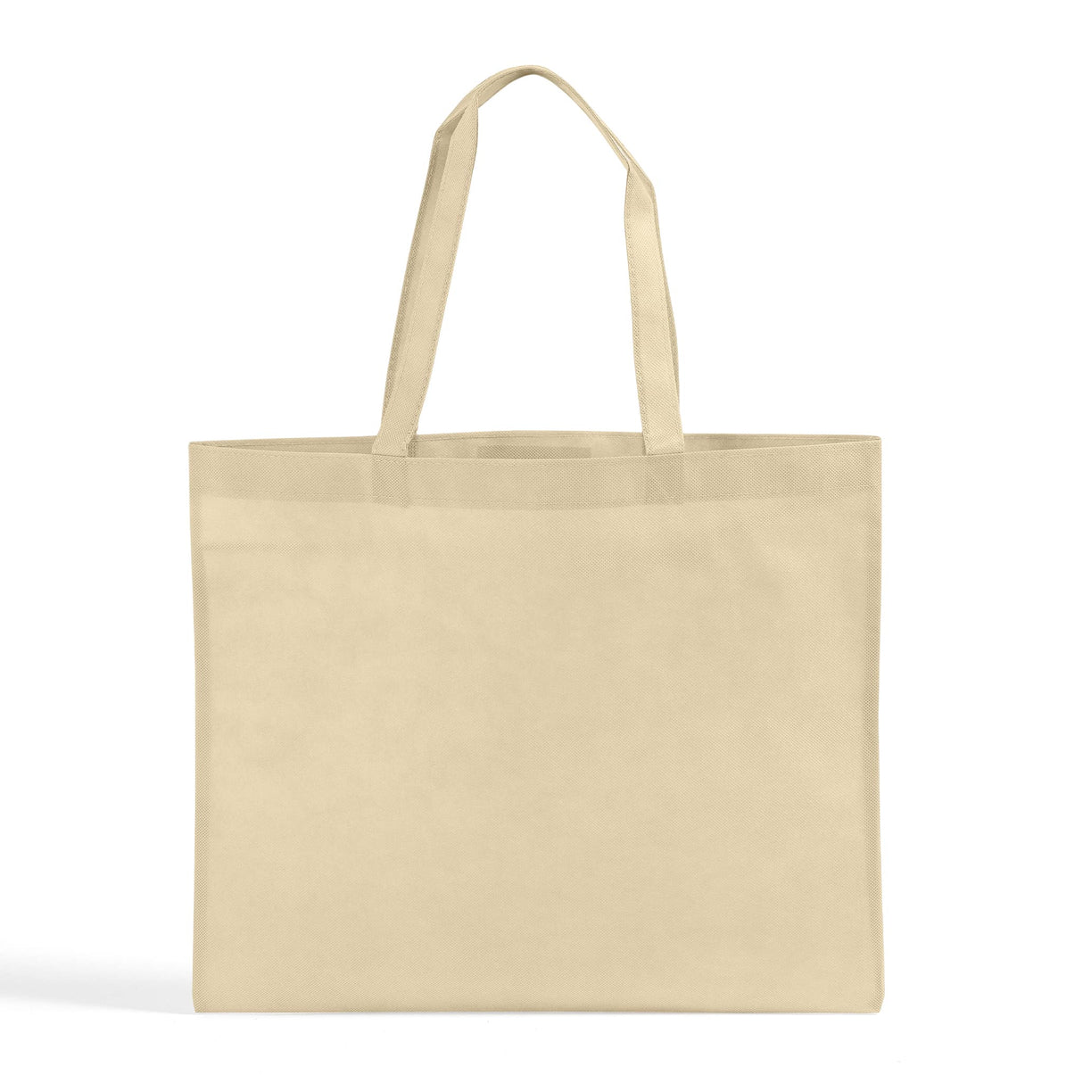 large natural non woven tote bag