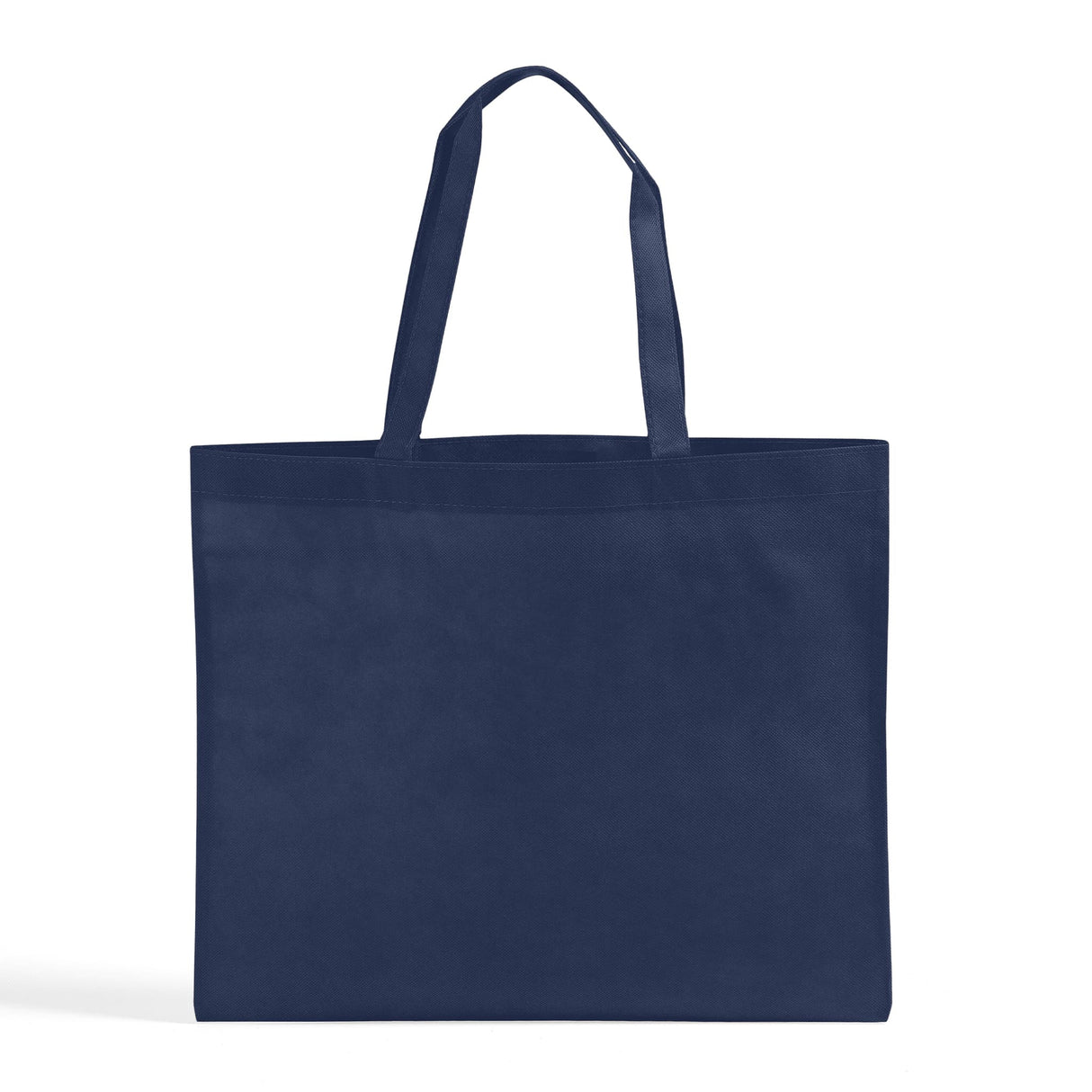 large navy non woven tote bag