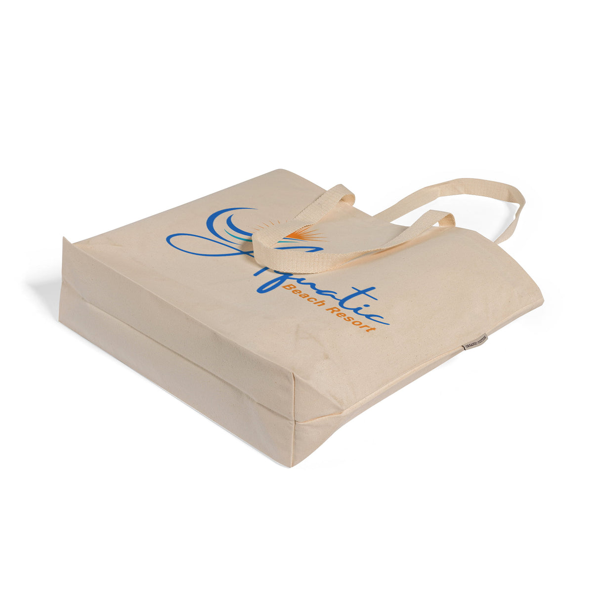 Custom Large Organic Canvas Grocery Tote Bag