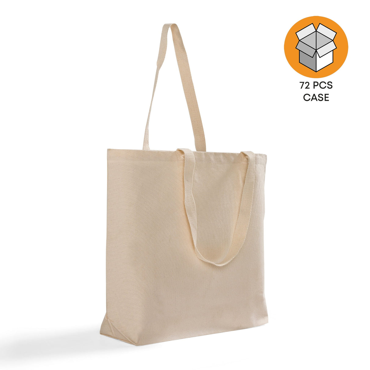 Large Organic Canvas Shopping Bag Case