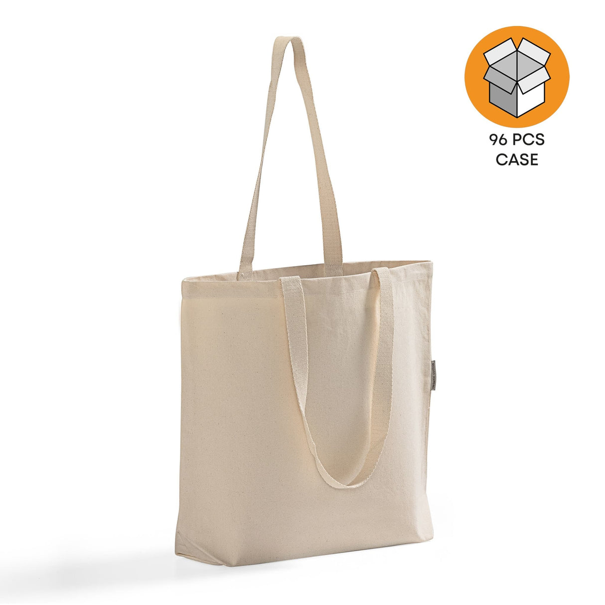 Large Organic Canvas Shopper Tote Case