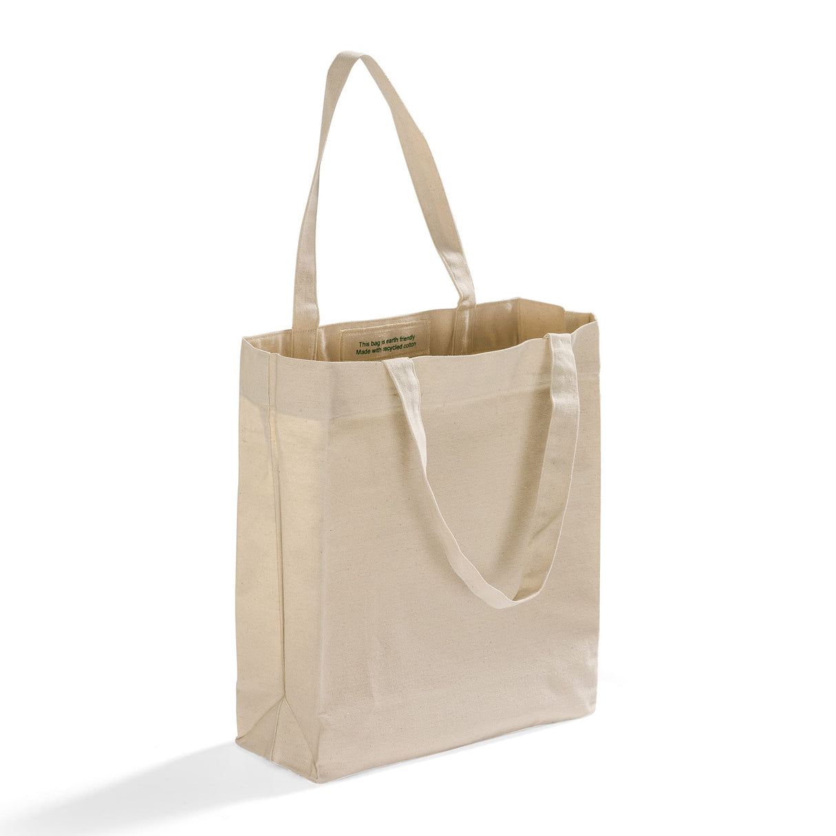 large recycled canvas bag with full gusset
