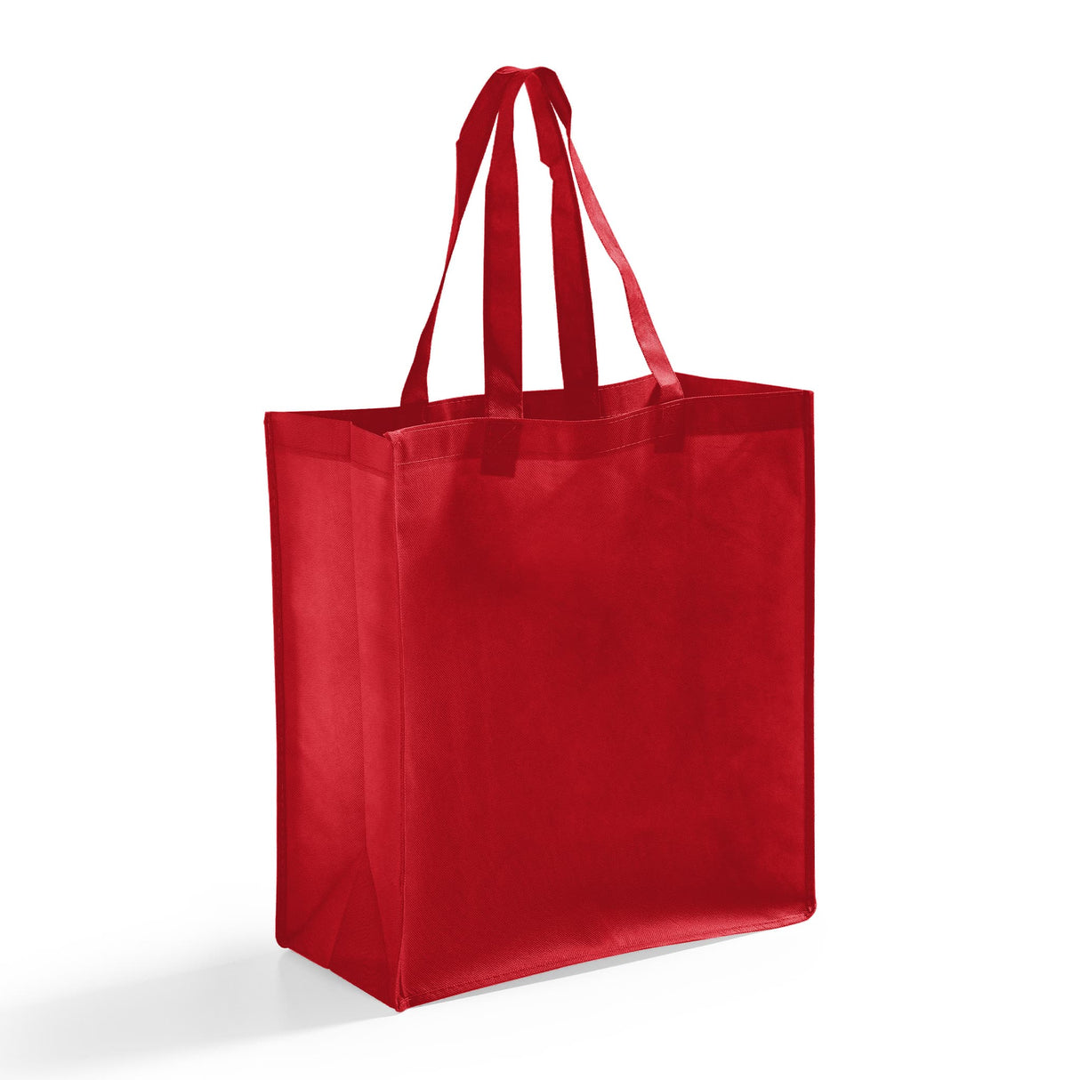large red non woven tote