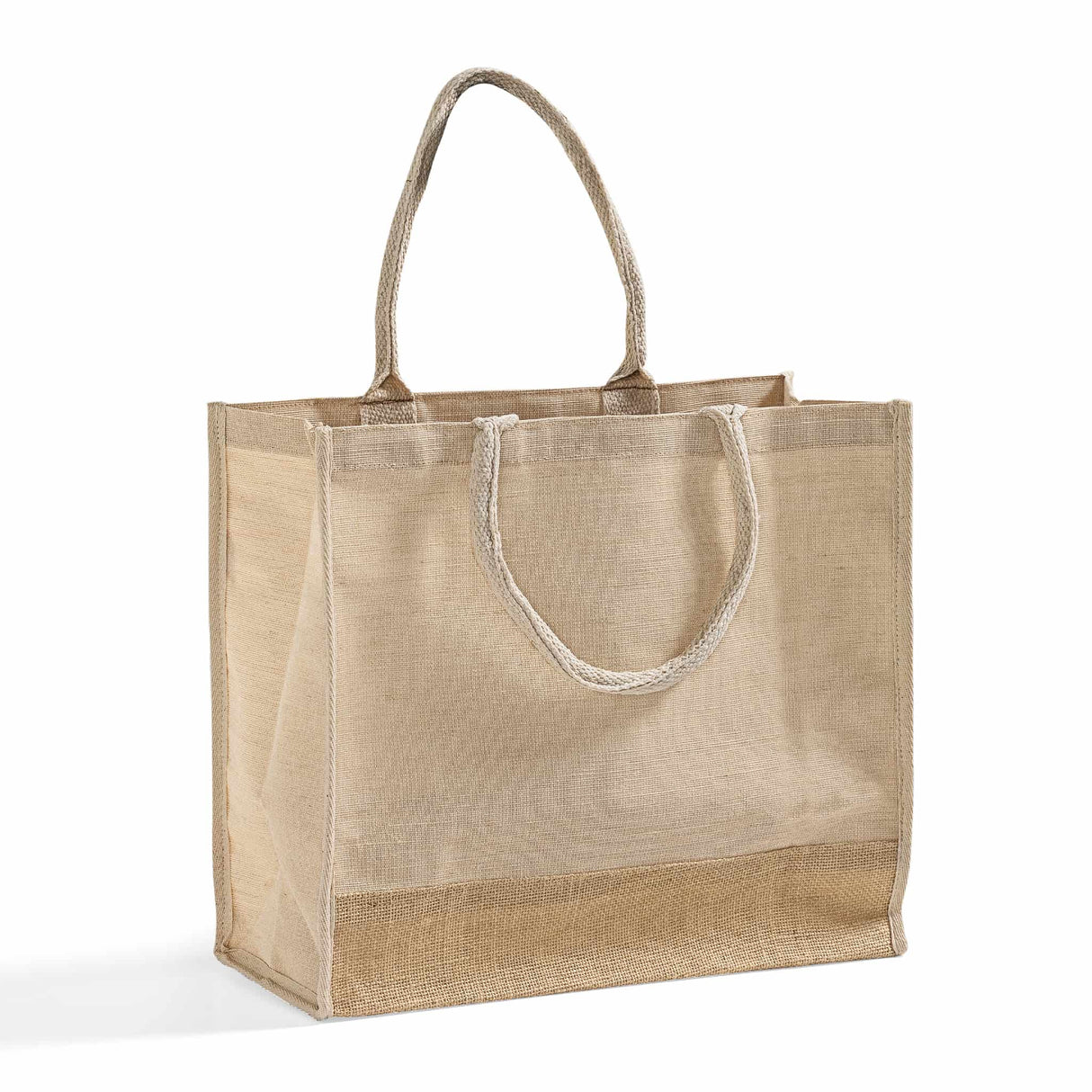 large reusable full gusseted tote bag