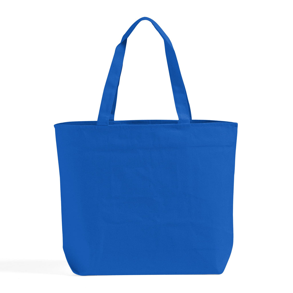 Large royal heavy canvas tote
