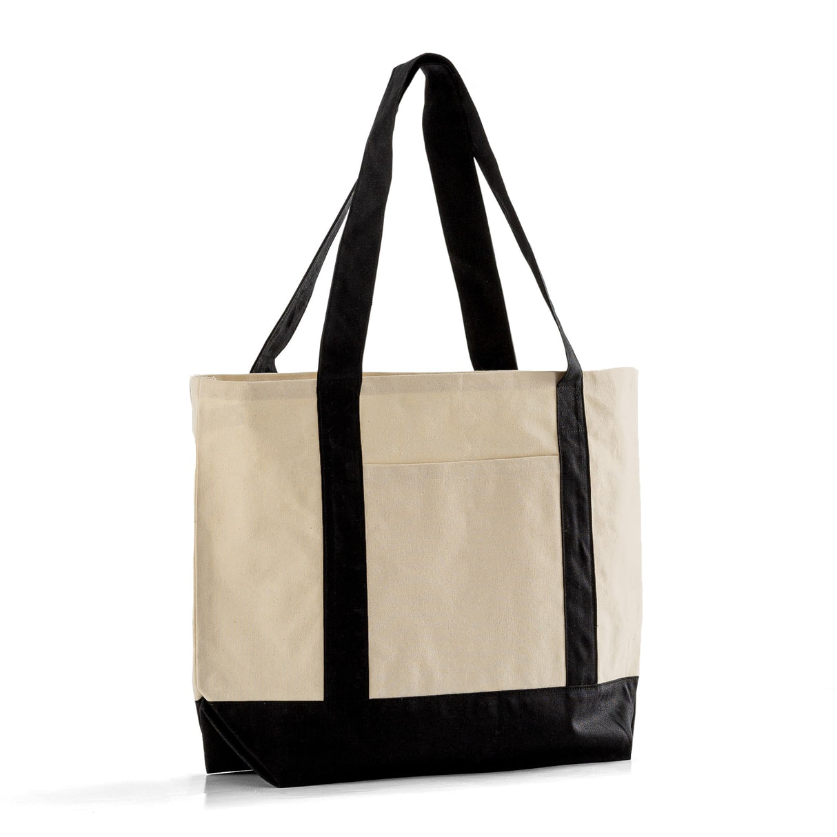 Large Shopping Black Tote