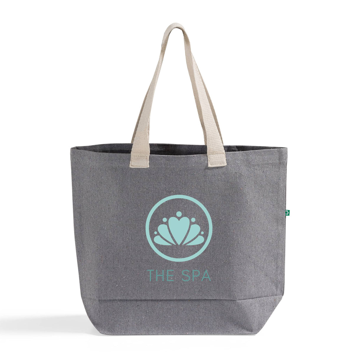 Custom Large Size Recycled Shopping Tote Bags - Recycled Tote Bags With Your Logo - RC894