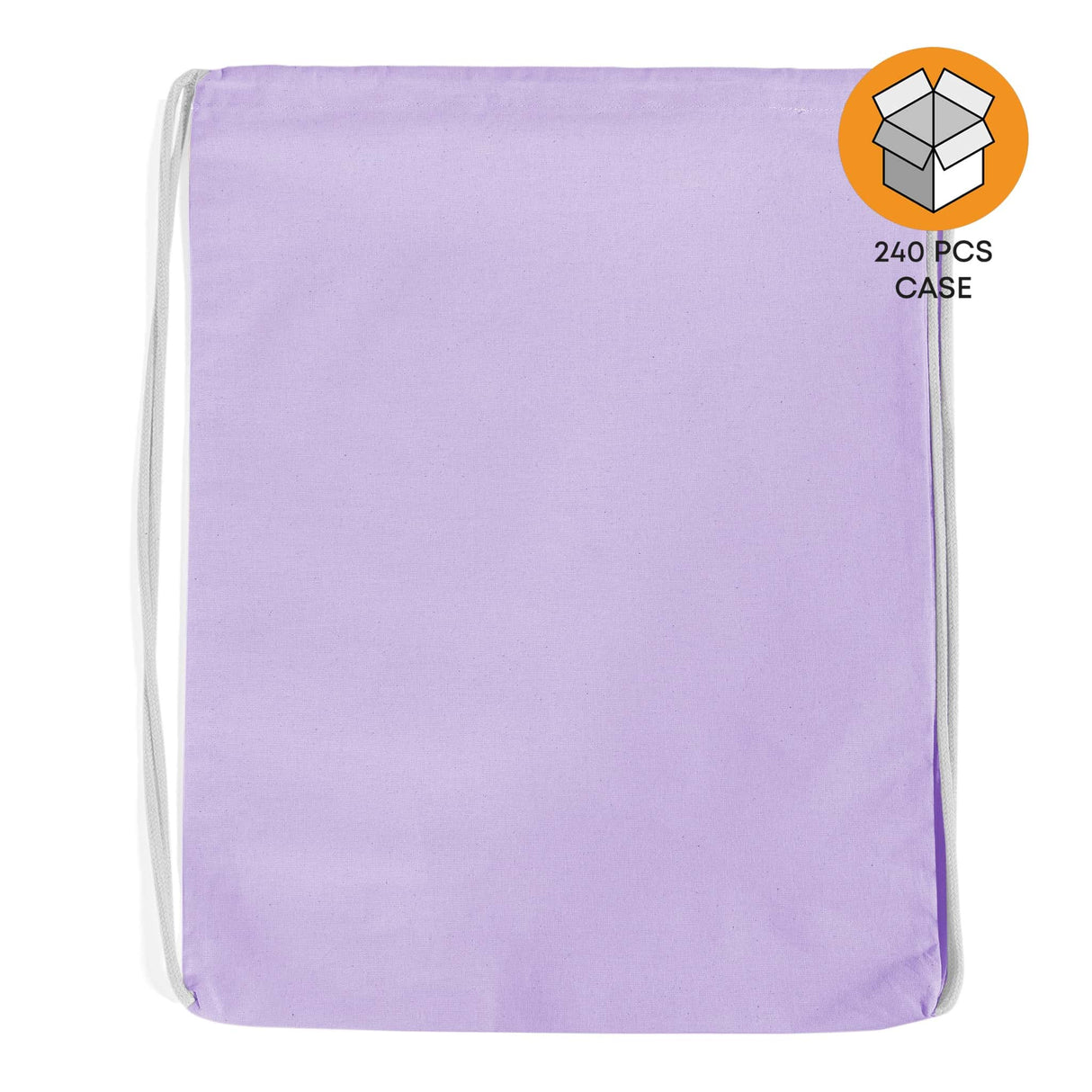 240 ct Economical Sport Cotton Drawstring Bag Cinch Packs - By Case