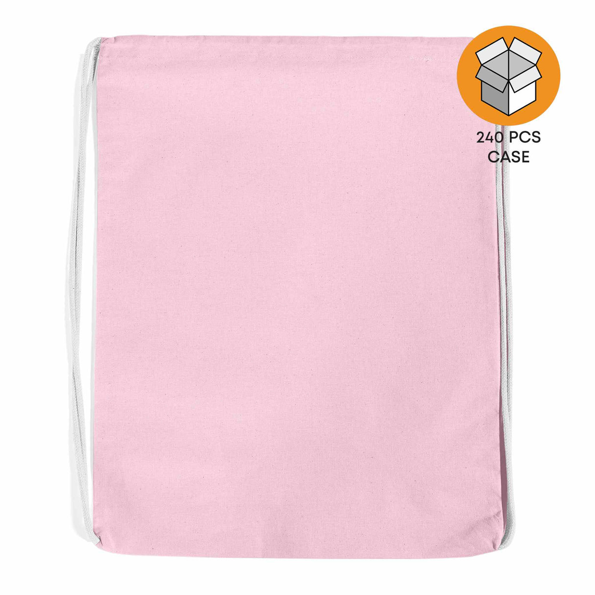 240 ct Economical Sport Cotton Drawstring Bag Cinch Packs - By Case