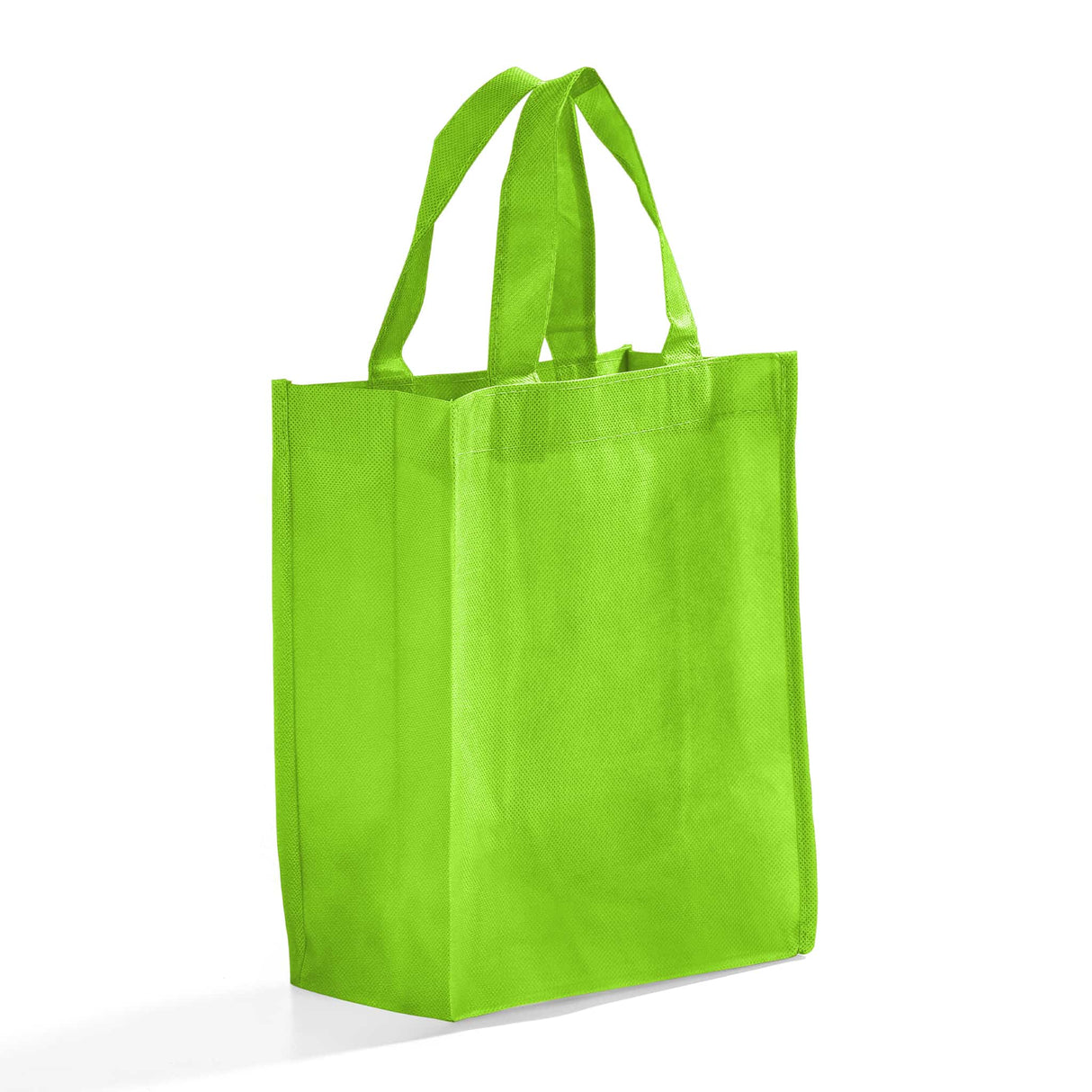lime non woven gift tote bag