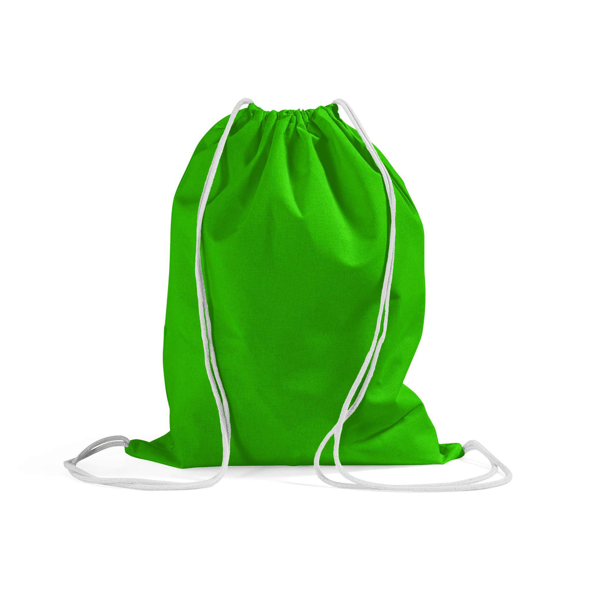 Lime Green Logo Printable Drawstring Bag