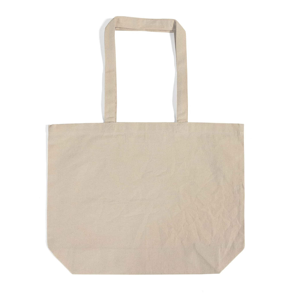 long handle large canvas tote bag
