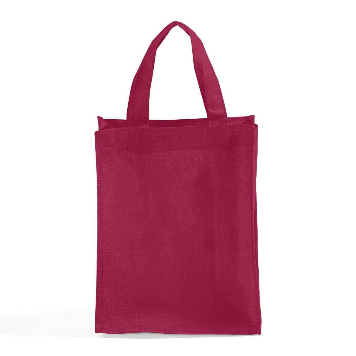 maroon non woven tote bag