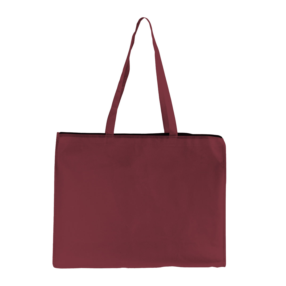 maroon reusable grocery bag