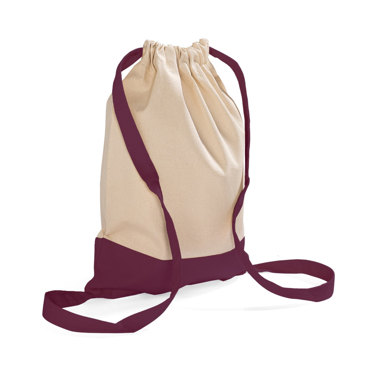 Maroon Wholesale Drawstring Backpack